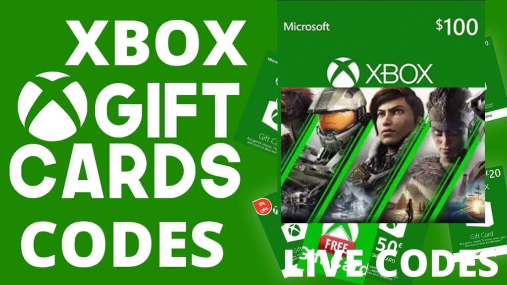 Xbox Gift Card Codes