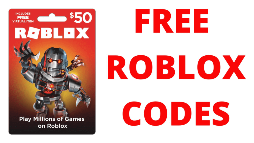 roblox gift card codes